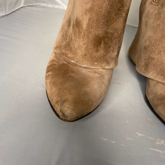 Givenchy Shark Tooth Foldover Wedge Boots 10 - Picture 3 of 14